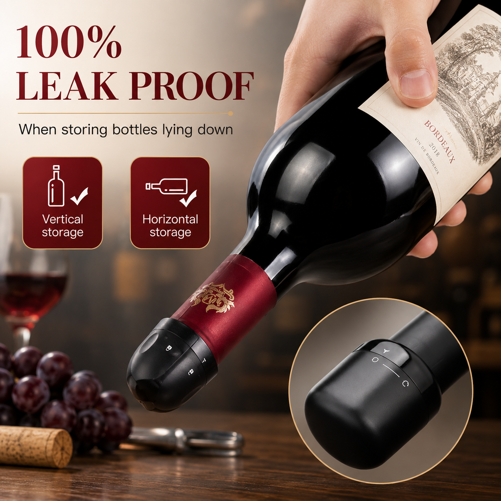 Cork Vacuum Wine & Champagne Stoppers