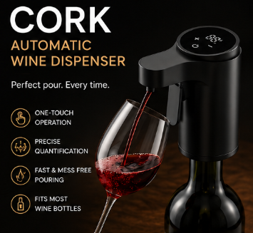 Cork Automatic Wine Dispenser